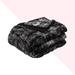 House of Hampton® Dashamir Woven Blanket Microfiber/Fleece/ in Black | '65" W x 50" L | Wayfair AB917D11D936438F93891063A5209F6E