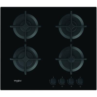 Whirlpool - Gaskochfeld 60cm 4 brenner schwarz gob616nb