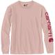 Carhartt Workwear Logo Damen Long Sleeve Shirt, pink, Größe L