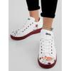 Sneaker DOGO "Ace Sneakers What's Up Doc? Bugs Bunny Damen Sneaker / Female", Damen, Gr. 40, Normalschaft, bunt (weiß), Lederimitat, casual, Schuhe Schnürschuh Sneaker low Skaterschuh, Vegan