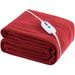Everly Quinn Mcneilly Sherpa Blanket Sherpa in Red | 84 H x 62 W in | Wayfair 66DC035CDA344EC7870CB47DB6AE6502