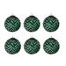 The Holiday Aisle® Jeweled Metal Cap Mercury Glass Diamond Ball Ornament Glass in Gray/Green | 3.9 H x 3.9 W x 3.9 D in | Wayfair