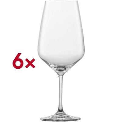 Zwiesel Glas 6x Bordeaux Rotweinglas Füllstrich 0.2 Liter »Taste« 656 ml, 23.7 cm Image