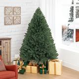 Prague Artificial Christmas Tree with Lights, Pine Fir Prelit Christmas Tree, Christmas Tree with Lights and Tips