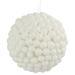 4.75" White Berries Christmas Ball Ornament