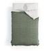 Little Arrow Design Co Running Stitch Sage Made To Order Full Comforter Set