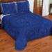 Tufted Paisley Scrolling Design Chenille Bedspread