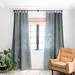 1-piece Blackout Aria Blue Rectangle Tiles Made-to-Order Curtain Panel