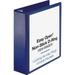 Business Source-1PK Business Source Navy D-Ring Binder - 3 Binder Capacity - Letter - 8 1/2 X 11 Sheet Size - D-Ring