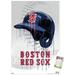 MLB Boston Red Sox - Drip Helmet 20 Wall Poster 22.375 x 34