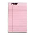 TOPS Prism Plus 100% Recycled Legal Pad 5 x 8 Inches Perforated Pink Narrow Rule 50 Sheets per Pad 12 Pads per Pack (63050)