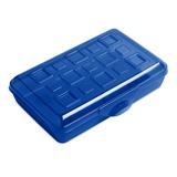 Sterilite Small Pencil Box Plastic Cobalt Tint