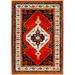 SAFAVIEH Vintage Hamadan Serapi Oriental Area Rug Orange/Ivory 6 7 x 9