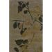 Sphinx Ventura Area Rug 18105 Grey Leaf Vines 8 x 10 Rectangle