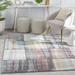 Well Woven Strata Soft Pastel Multi Color Boxes & Squares Geometric Area Rug 5x7 (5 3 x 7 3 )