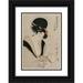 Kitagawa Utamaro 14x18 Black Ornate Wood Framed Double Matted Museum Art Print Titled - Fond of Things from the Series Eight Views of Favorite Things of Today s World (Late 1790s)