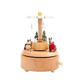 Christmas Savings! Dvkptbk Wooden Music Box Carousel Music Box Girl Child Birthday Gift Christmas