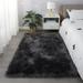 Faux Fur Area Rug Warm Floor Rugs for Bedroom Living Room Non-Slip Plush Fluffy Comfy Carpet 72 L x 48 W Gray