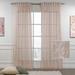 3S Brother s Pink Lace Sheers Extra Long Floral Style Curtains Set of 2 Panels Rod Pocket & Back Tab Home DÃ©cor Window Custom Made Drapes 10-30 Ft. Long -Made in Turkey Each Panel (52 W x 72 L)