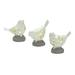 Melrose Set of 3 LED Lighted Bird Tabletop Figurines 7.25