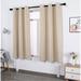 Blackout Room Darkening Thermal Curtains Home Decor Bedroom Kitchen Boho Drapes Set of W52 x L63 Inch