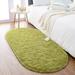 Lochas Soft Indoor Modern Area Rugs Fluffy Living Room Carpets for Children Bedroom Home Decor Nursery Rug 2.6 x5.3 Grass Green