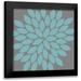 Robinson Tamara 15x15 Black Modern Framed Museum Art Print Titled - Flower Burst II