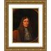 Michael Christoph Grabenberger 19x24 Gold Ornate Framed and Double Matted Museum Art Print Titled - Self -Portrait Michael Christoph Grabenberger (Around 1670)