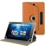 Naierhg Faux Leather Tablet PC Case Cover 360 Degree Rotating Stand Universal Holder