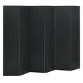 Anself 6-Panel Folding Room Divider Steel Freestanding Room Partition Panel Screen for Bedroom Bathroom Living Room Dining Room Home Furniture 94.5 x 70.9 Inches (W x H)