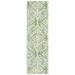 SAFAVIEH Blossom Asher Damask Runner Rug Green/Ivory 2 3 x 8