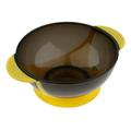 Bowl Hair Coloring Bowl Mixing Bowl Measuring Cup with Suction Cup for Hairdressing Salon - Yellow as described