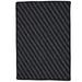 Rug 6 x 9 ft. Blue Hill Braided Rug Black