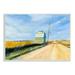 Stupell Indtries Wheat Field Building by Old Country Road Landscape 19 x 13 Design by Michael Paraskevas