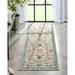 Well Woven Paloma Arlette Traditional Oriental Teal 2 3 x 7 3 Runner Distressed Rug