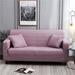 CJC Stretch Sofa Cover for 3 Cushion Couch Furniture Protector Slipcover Covers for 3 Seater Pink