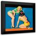 Driben Peter 15x15 Black Modern Framed Museum Art Print Titled - Whisper Magazine: The Secret