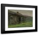 Jacob GlÃ¸ersen 14x12 Black Modern Framed Museum Art Print Titled - A Farmhouse in Summer Rain (1909)