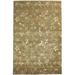 6X9 Rug Wool / Silk Brown Modern Hand Knotted French Floral Room Size Carpet