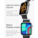 Smart Watch Men and Women Full Touch Fitness Tracker Blood Pressure Smart Clock Men and Women Watch Smart Watches for Xiaomi Black