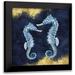 Reed Tara 15x15 Black Modern Framed Museum Art Print Titled - Deep Blue Sea VIII Navy Gold