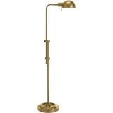 Dainolite DM1958F-AGB 1 Light Incandescent Adjustable Pharmacy Floor Lamp Aged Brass