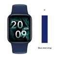 Wireless 2022 Original IWO I12 Men Smart Watch Blood Presure Women s Watches Fitness Bracelet pk HW12 HW16 for Android ios (B add Blue Steel)