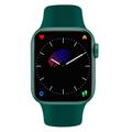 Wireless Smart Watch Blutooth Wrist Smart watches Heart Rate Sleep Monitoring Bluetooth Call Distance Calories Bluetooth Music for Android Ios Adult Kid (Green)