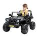 UWR-Nite 12V Kids Ride On Truck with Remote Control Motorized Toddler Vehicles Truck Toy Battery Powered Ride on Toy Car w/ Music MP3 Safety Belt