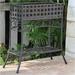 Pemberly Row Iron Rectangular Outdoor Plant Stand