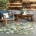 nuLOOM Contemporary Floral Lindsey Area Rug 6 x 9 Multi