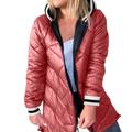 HSMQHJWE Swim Parka Women Coat Women Plus Womens Winter Long Sleeve Coat Long Hoodie Warm Down Coat With Pockets Quilted Outdoor Jacket Summer Jackets Women Casual