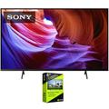 Sony KD50X85K 50 inch X85K 4K HDR LED TV with smart Google TV 2022 Model Bundle with Premium 4 YR CPS Enhanced Protection Pack