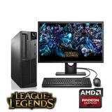 Lenovo M92P Desktop Gaming Computer PC 19 Monitor Intel Quad-Core i5 3.2GHz Processor 8GB RAM 500GB Hard Drive Windows 11 Pro with AMD Radeon RX Graphics Card (League of Legends Ready)